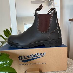 Blundstone Dark Brown Leather Boots